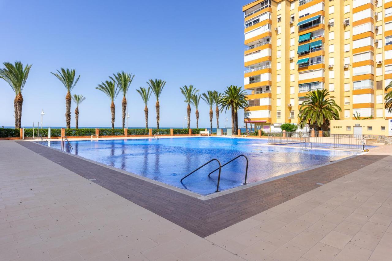 Apartamento primera linea playa Algarrobo Costa Exterior foto