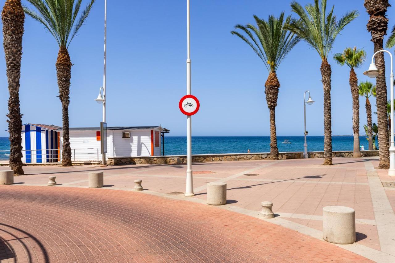 Apartamento primera linea playa Algarrobo Costa Exterior foto