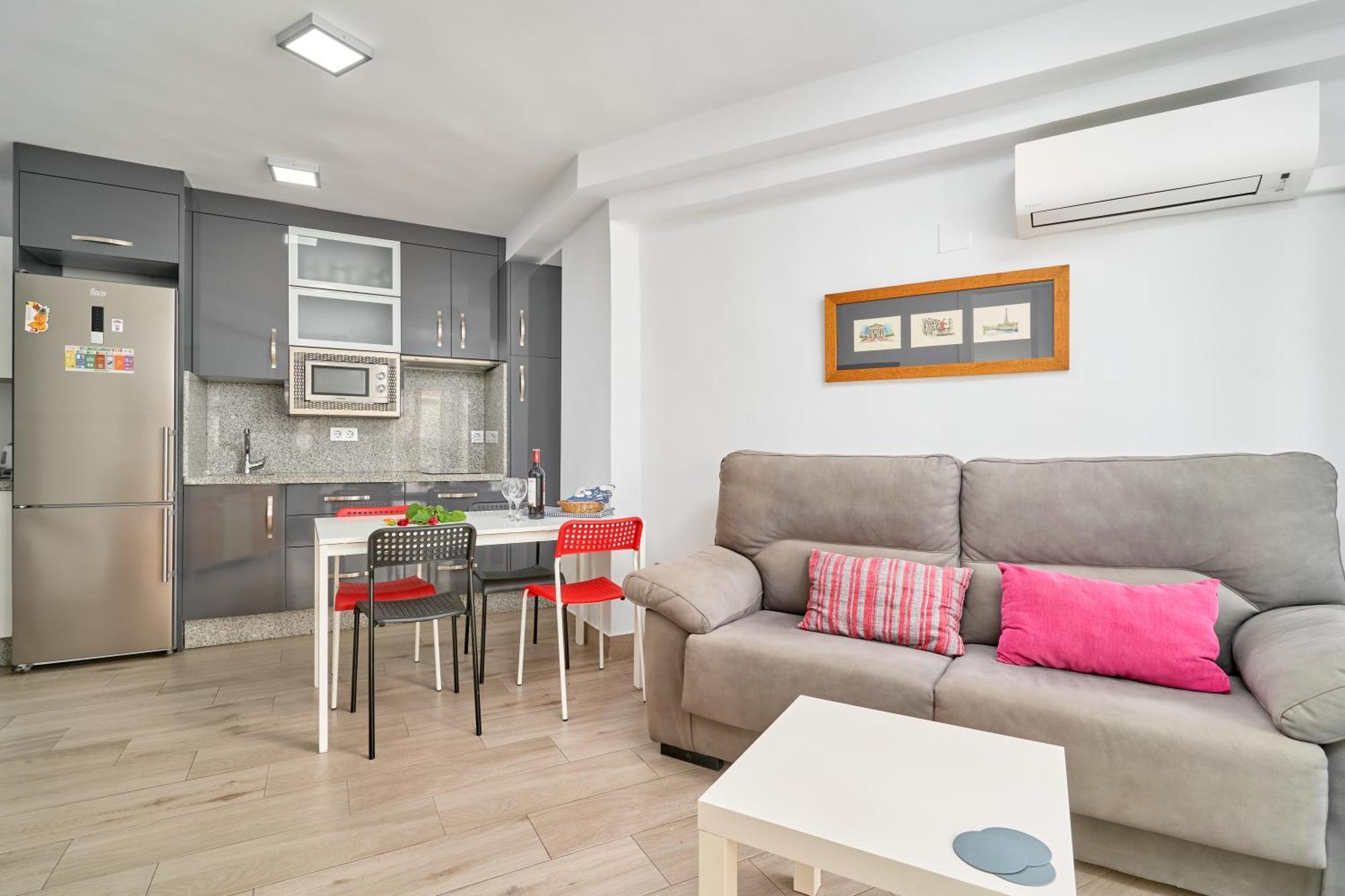 Apartamento primera linea playa Algarrobo Costa Exterior foto