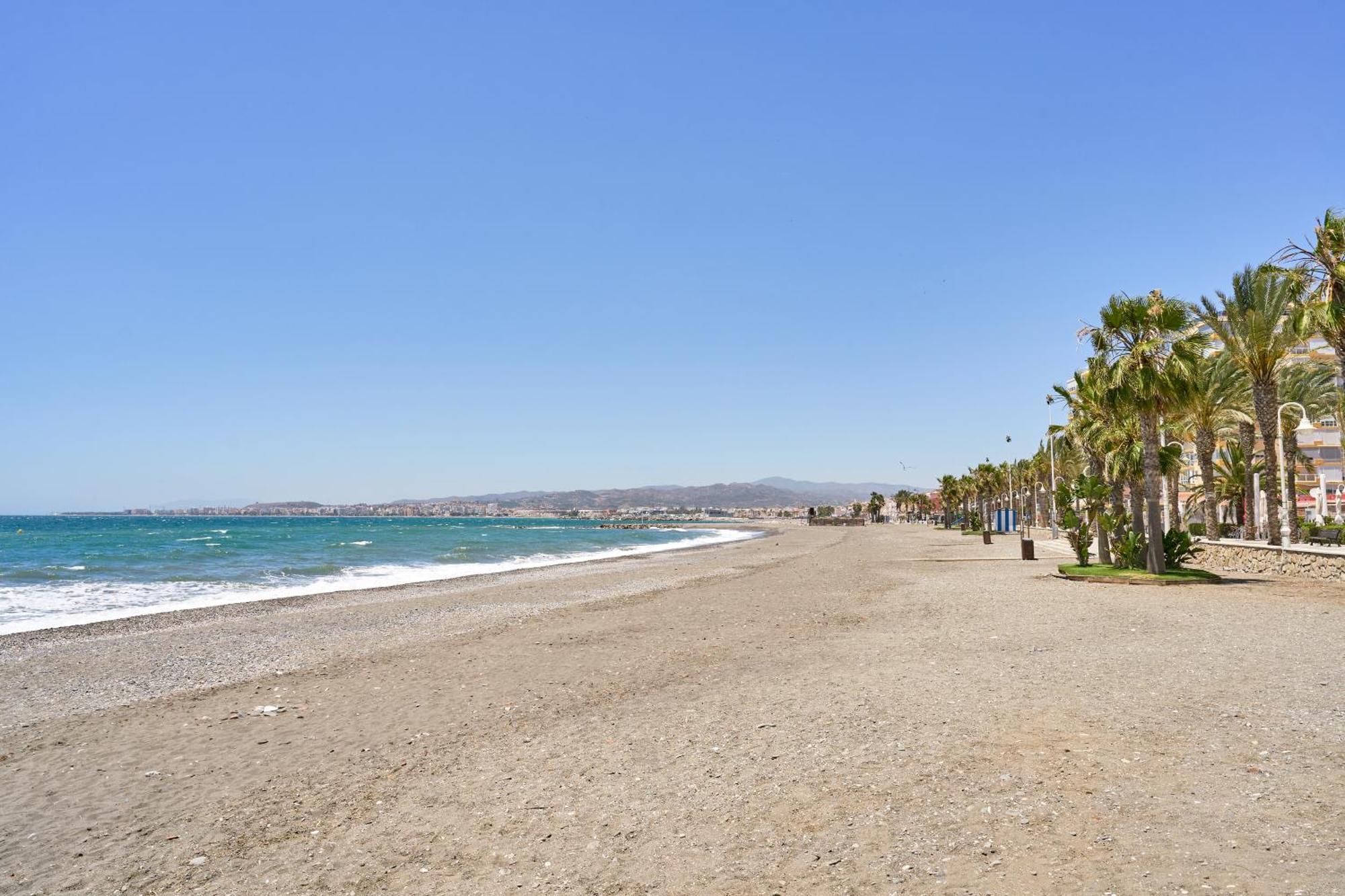 Apartamento primera linea playa Algarrobo Costa Exterior foto